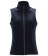 KSV-1W Stormtech Ladies Orbiter Soft Shell Bodywarmer Navy / Carbon colour image